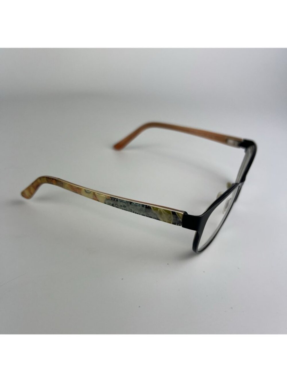 Vera Bradley Farrah Flower Eyeglass Frames 52-16-130 Black Floral - Picture 2 of 7